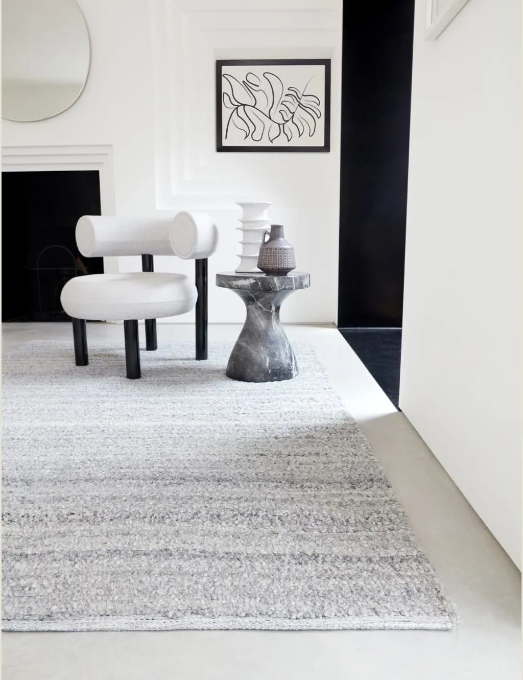 Abbus Rectangular Area Rug - Grey, Acrylic product