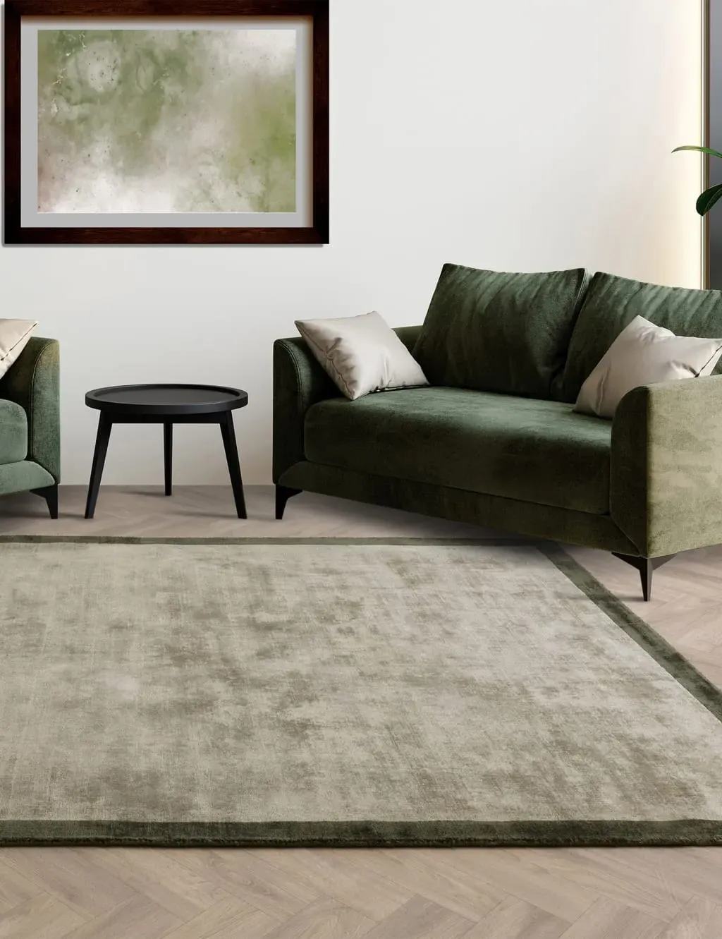 Blade Rectangle Area Rug - Green product