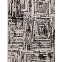 Kuza Portrait Woven Rug - Grey alternate view