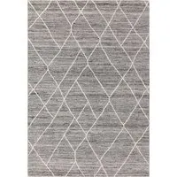 Noah Pure Wool Rug - Grey alternate view