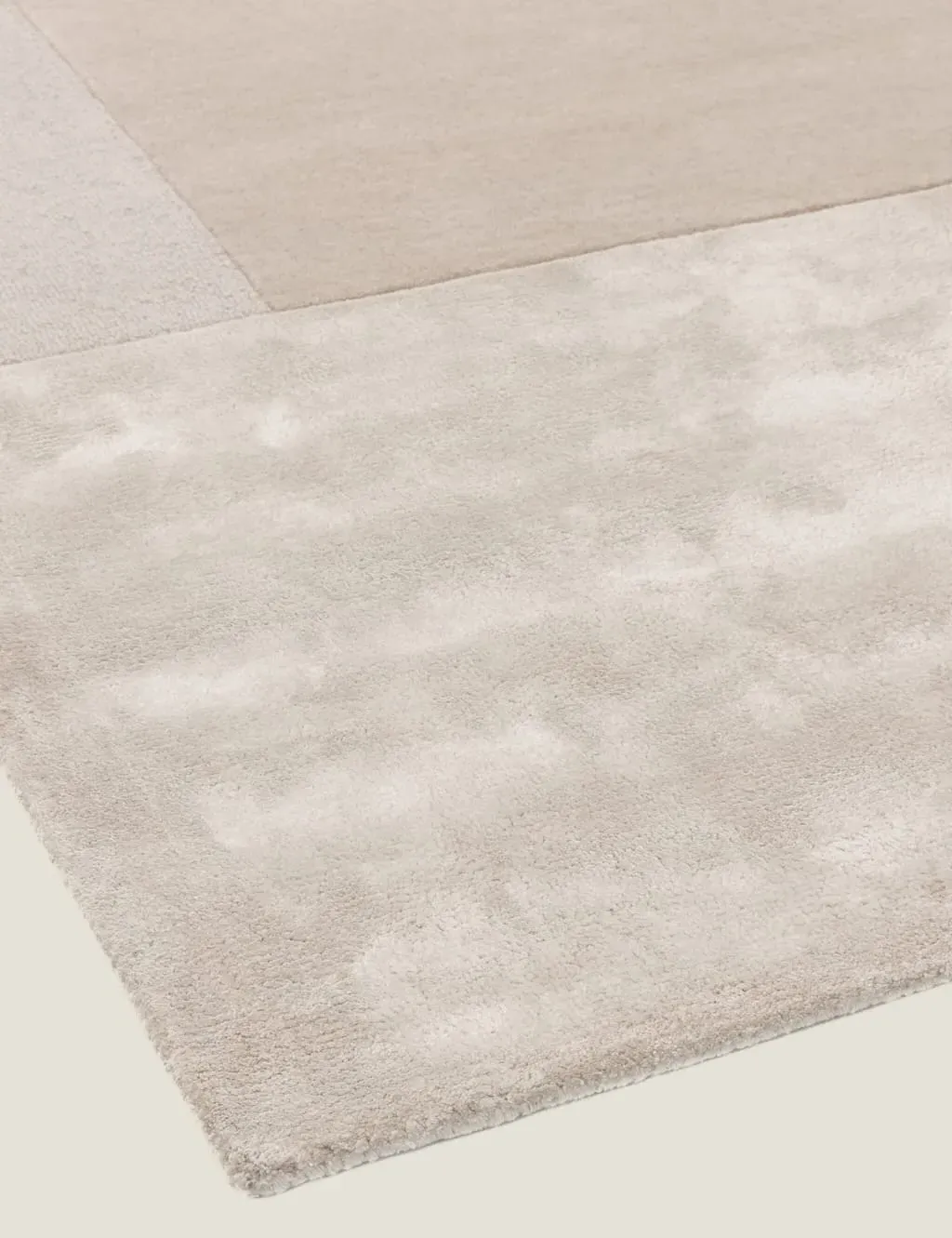 Tate Tonal Rug - Ivory, Wool product