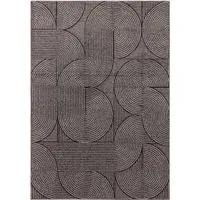 Muse Geometric Rug - Charcoal, Acrylic alternate view