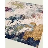 Nova Abstract Woven Rug - Multi alternate view