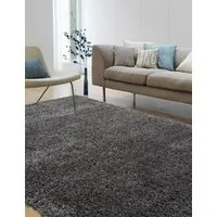 Richie Soft Touch Shaggy Rug - Grey alternate view