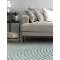 Muse Cross Flatweave Rug - Blue alternate view