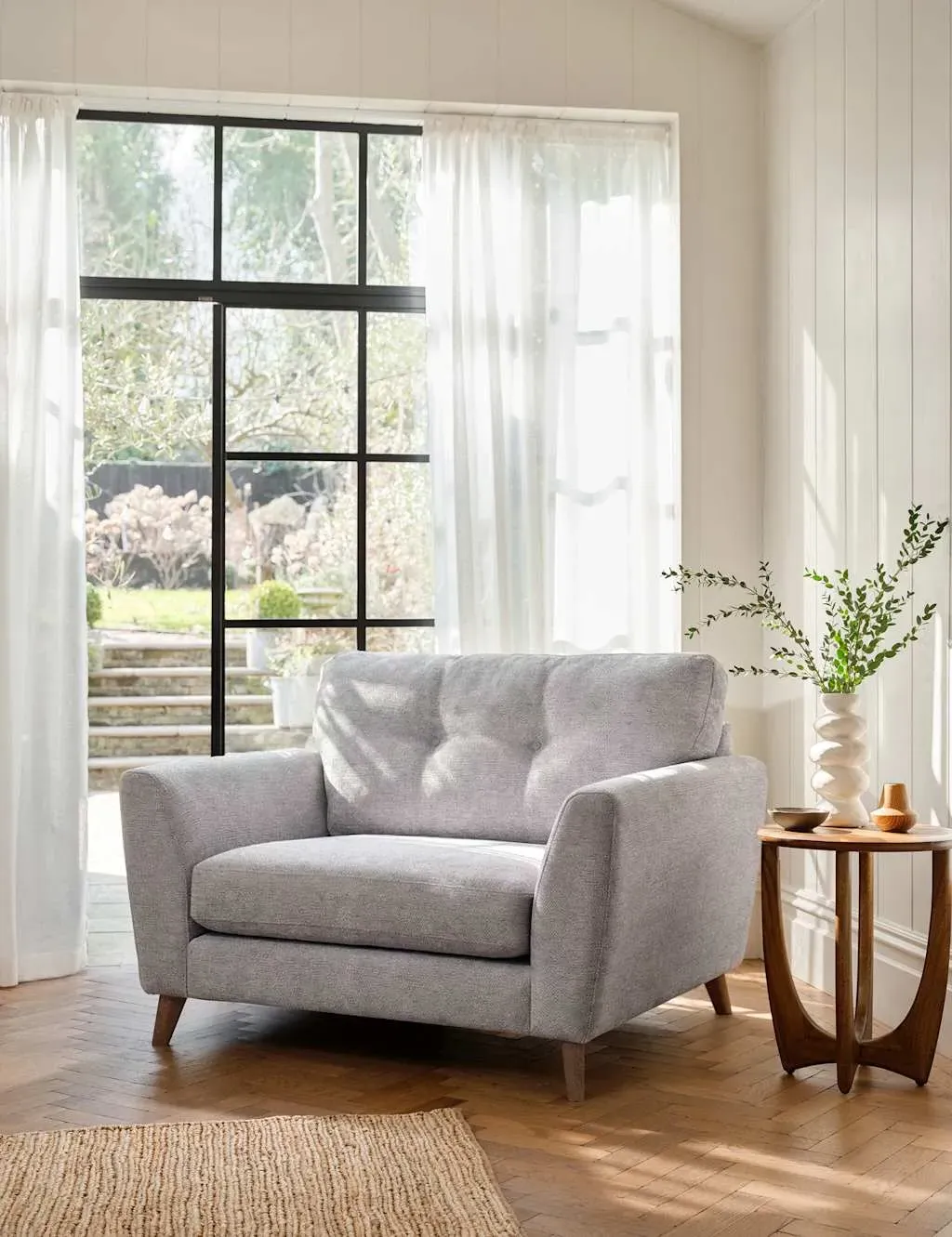 Ellis Snuggle Chair with High Back - Grey product