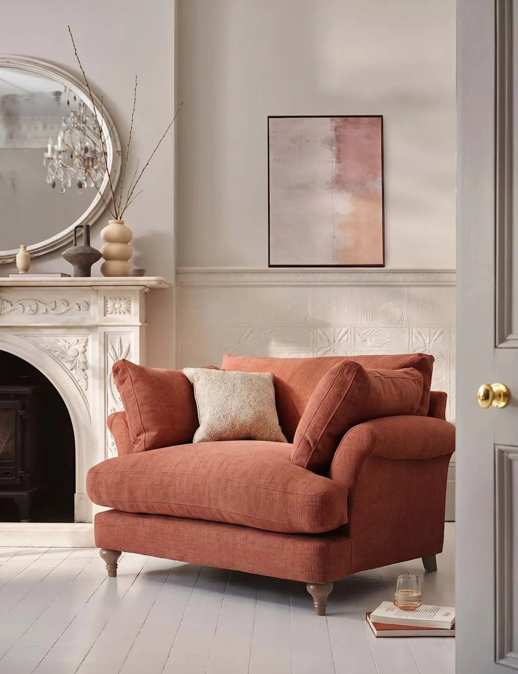 Isla Snuggle Chair - Dark Red product