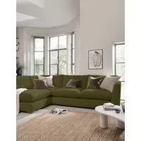 Palmer Left Hand Corner Sofa - Green, Chenille alternate view