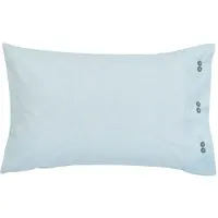 2 Pack Cotton 200 Thread Count Pillowcases - Teal Mix alternate view