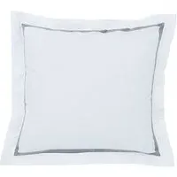 Alba/Maira 2 Pack Square Pillowcases - Grey Mix, Pure Cotton alternate view