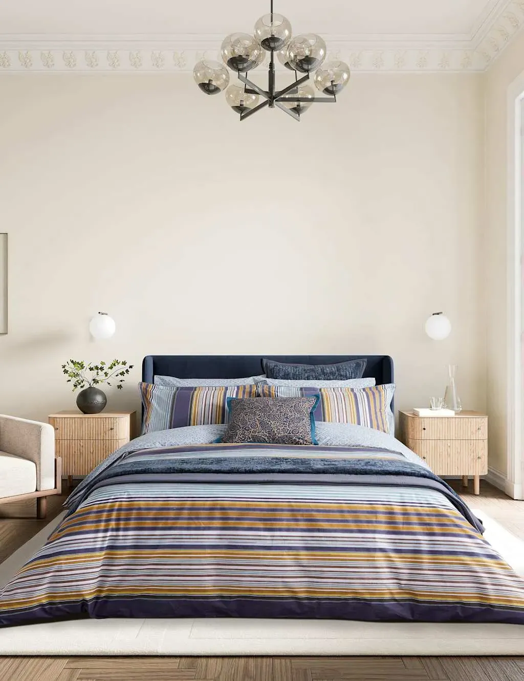 Aldin Bedding Set - Multi, Pure Cotton product