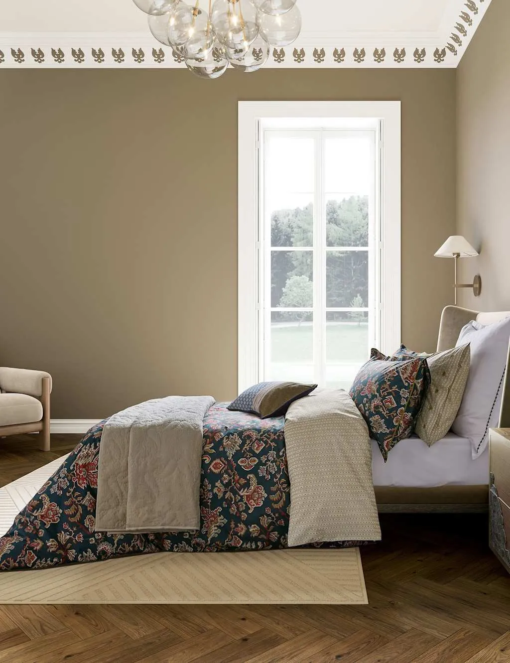 Avero Bedding Set - Teal Mix, Pure Cotton product