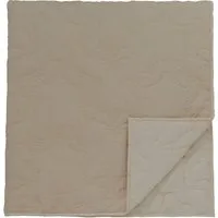 Avero Pure Cotton Matelassé Throw - Sand alternate view