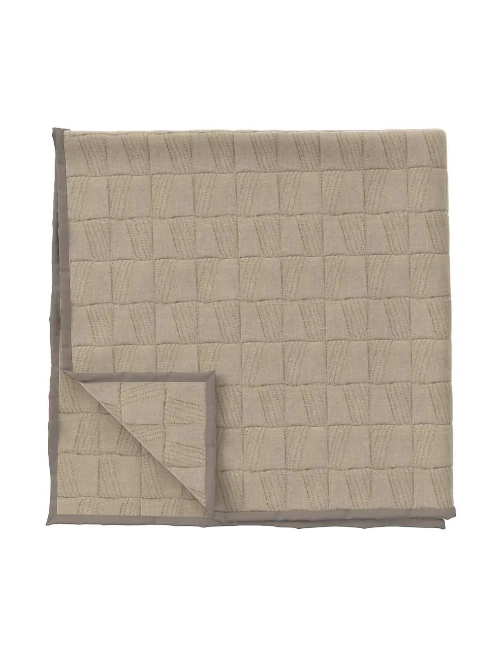Rana Quilted Throw - Sand, Pure Cotton product