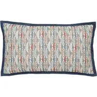 Lucine Geometric Diamond Rectangle Cushion - Multi alternate view