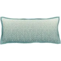 Addison Geometric Rectangle Cushion - Teal Mix alternate view