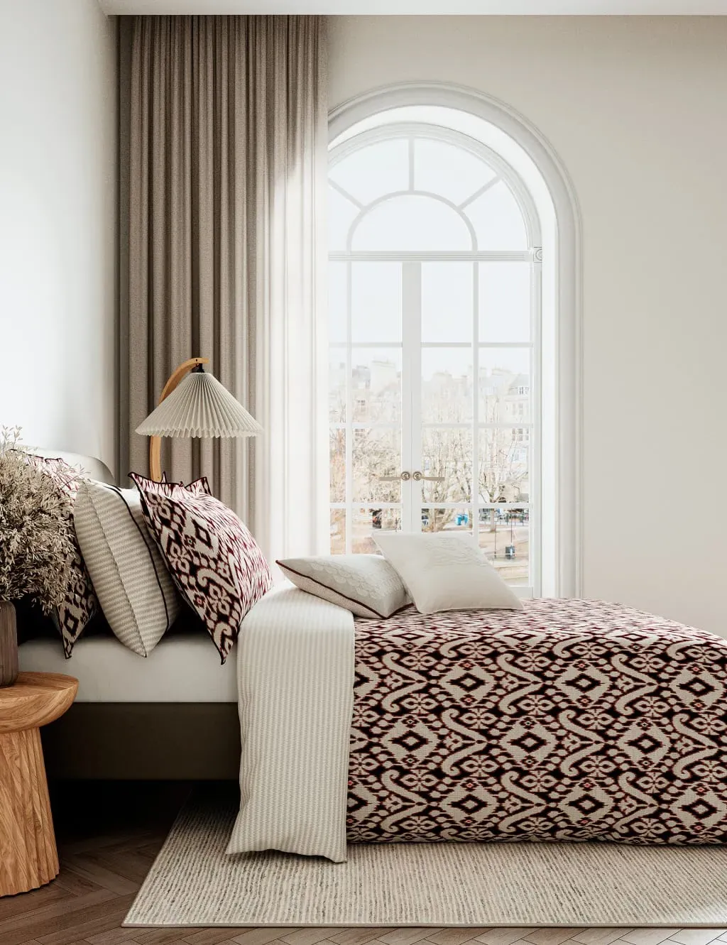 Sato Pure Cotton Bedding Set - Mulberry product