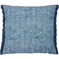 Emmeline Paisley Square Cushion - Blue Mix alternate view