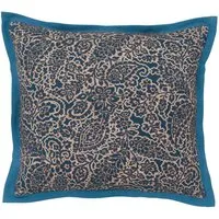 Aldin Paisley Square Cushion - Blue Mix alternate view