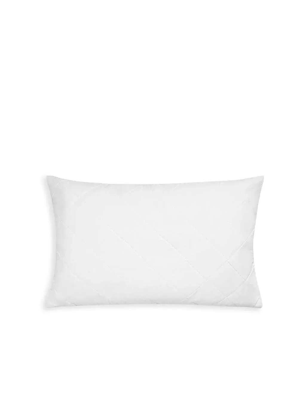 Pure Cotton Quilted Pillow Protector - White product