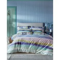 Hebrides Tartan Bedding Set - Blue Mix, Cotton Percale alternate view