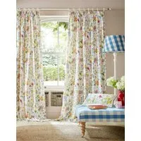 Isolation Garden Pencil Pleat Curtains - Multi, Cotton alternate view