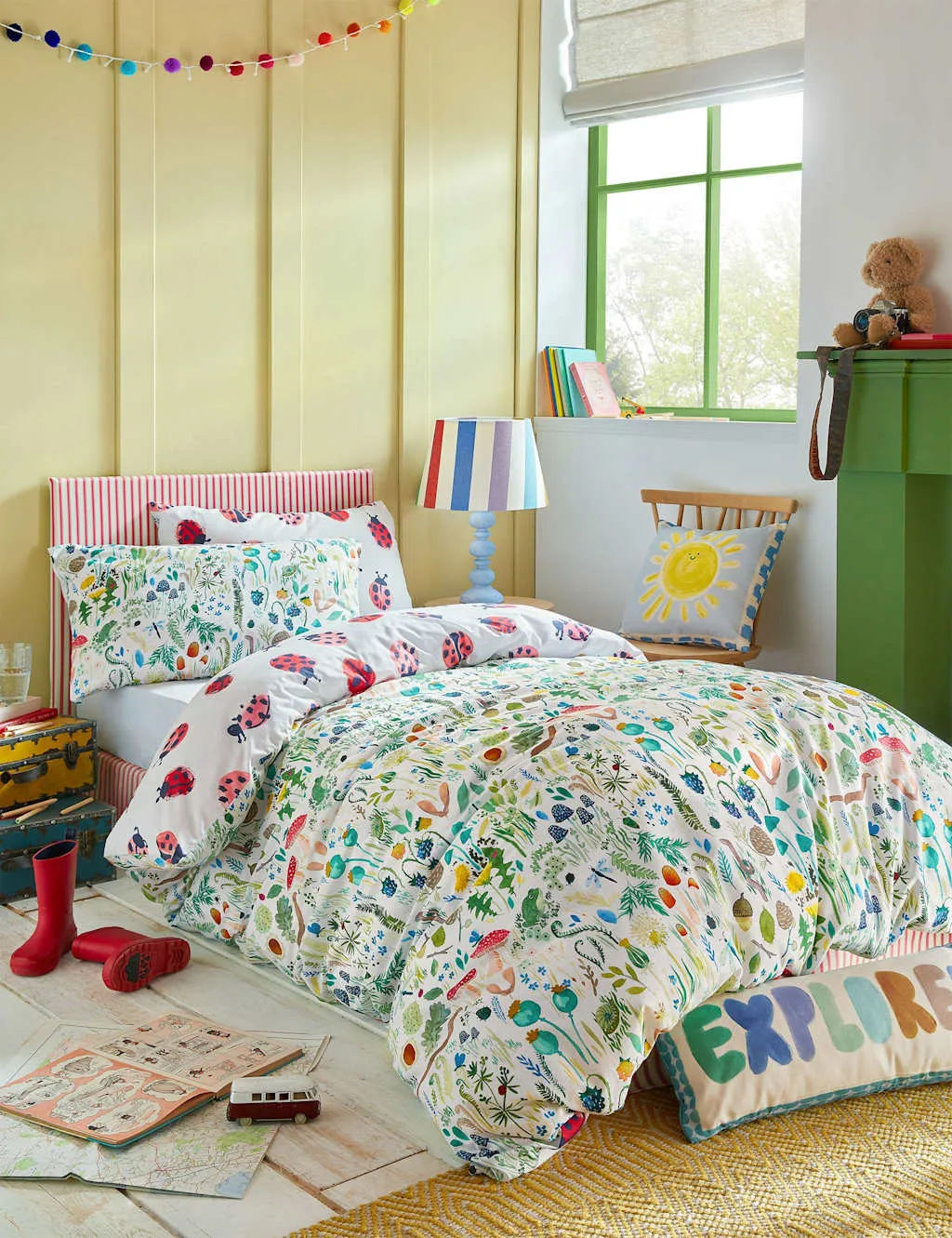 Pure Cotton Garden Explorer Bedding Set - Multi product
