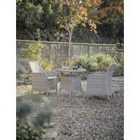 Patagonia Bistro Table with 2 Chairs - Oatmeal, Rattan alternate view