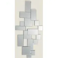 Block Wall Mirror - Silver alternate view