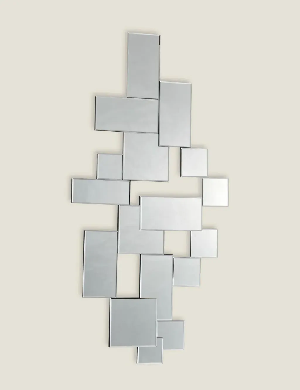 Block Wall Mirror - Silver product
