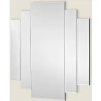 Odeon Rectangular Wall Mirror - Silver alternate view
