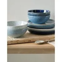 Studio Blue 12-Piece Dinner Set - Blue, Stoneware alternate view
