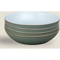 Regency Green Set of 4 Pasta Bowls - Green, Stoneware alternate view
