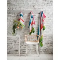 Pure Cotton Striped Towel - Multi alternate view