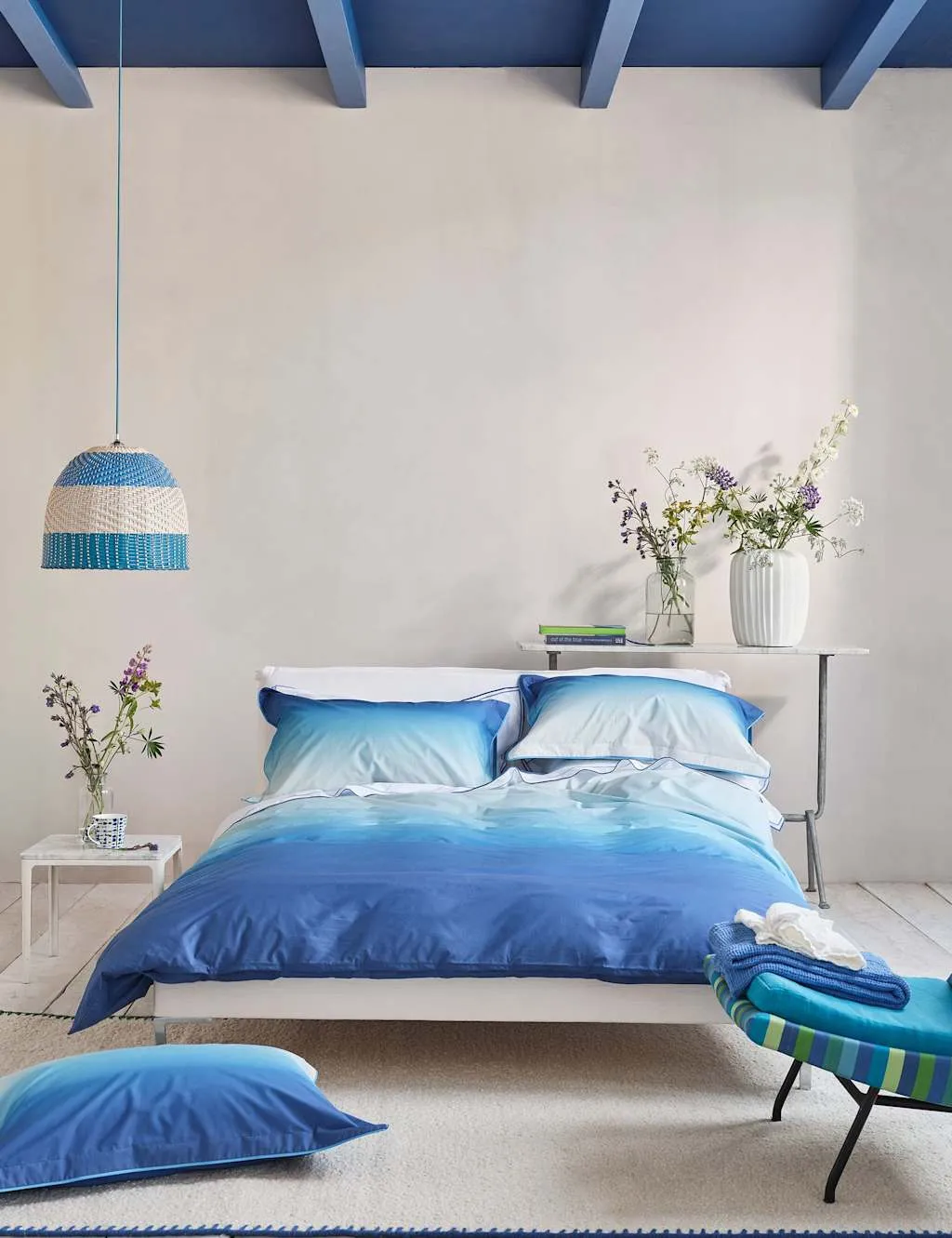 Savoie Bedding Set - Blue Mix, Pure Cotton Percale product