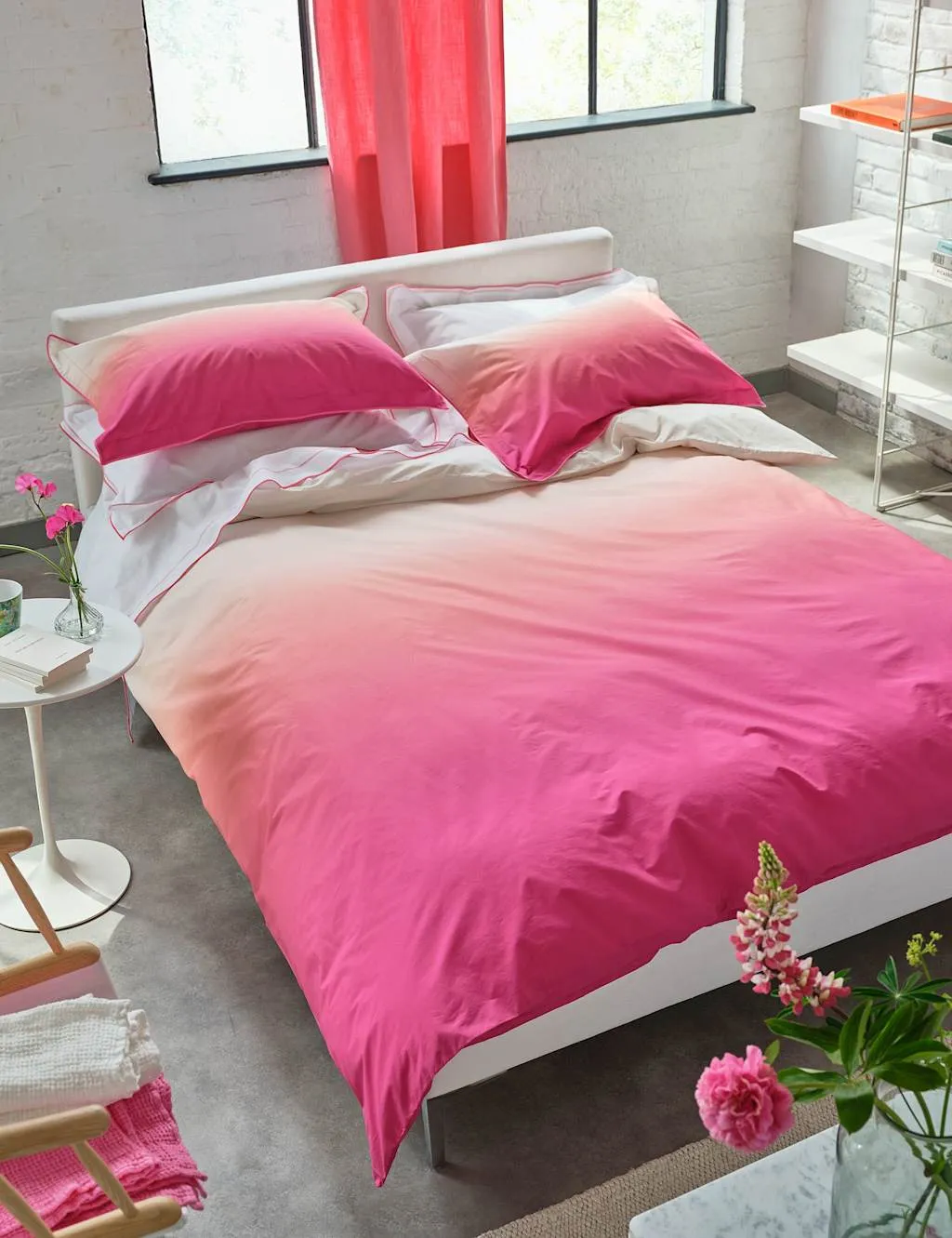 Savoie Ombre Pillowcase Set - Pink Mix, Cotton Percale product
