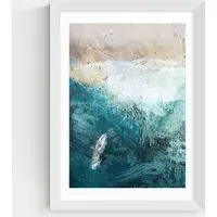 Azure Walk by Dan Hobday Framed Art - White alternate view