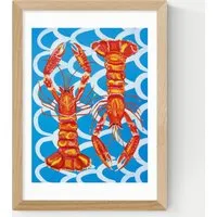 Langoustines Framed Art - Natural alternate view
