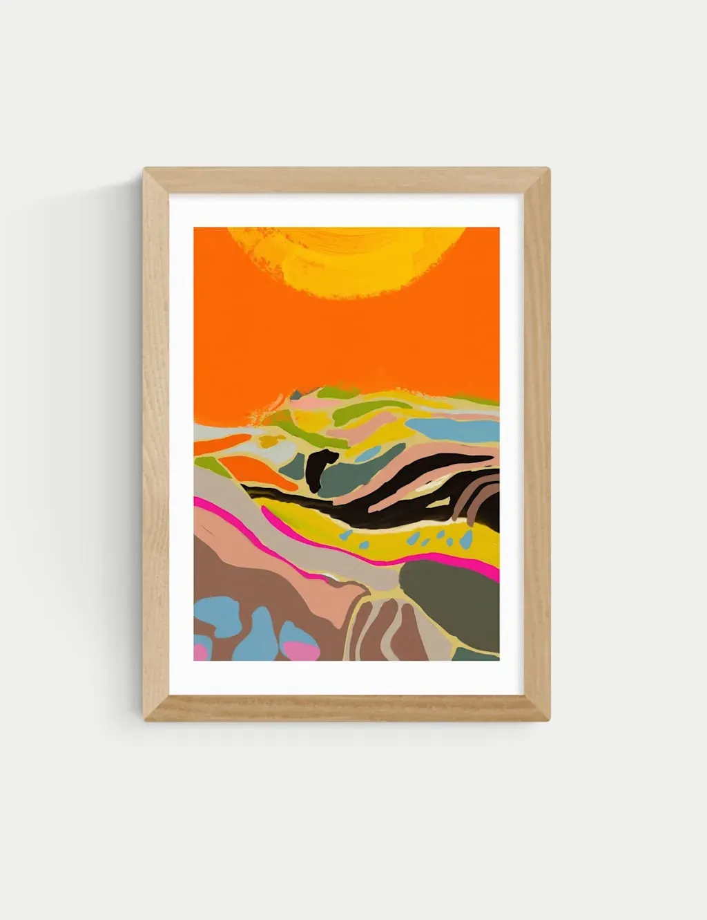 Ana Rut Bre Sunny Hills Framed Art Print - Natural product