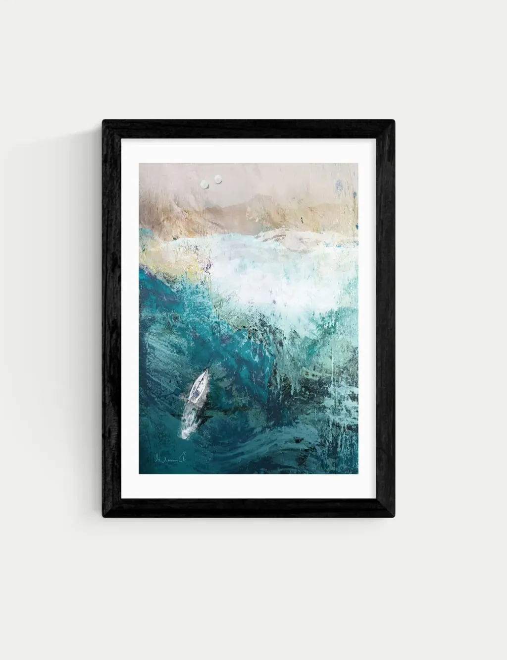 Azure Walk by Dan Hobday Framed Art - Black product