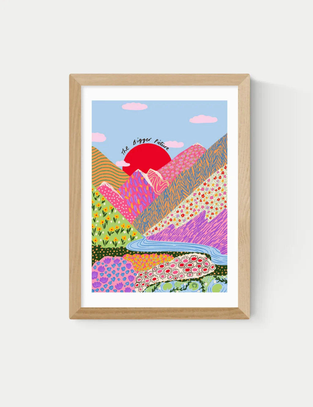 Bigger Picture Emmy Lupin Studio Framed Art - Natural product