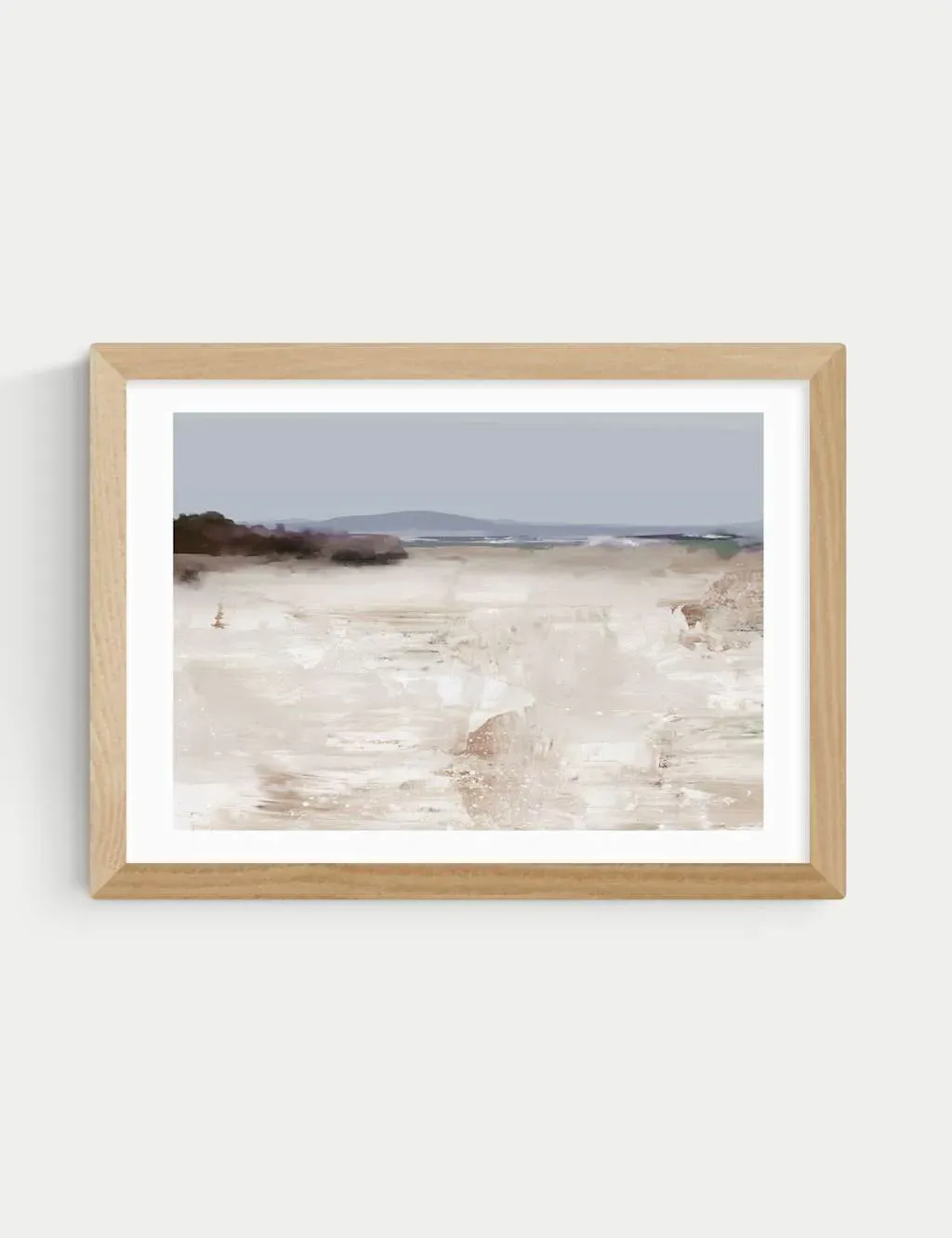 Dan Hobday Cali Framed Art Print - Natural, Wood product