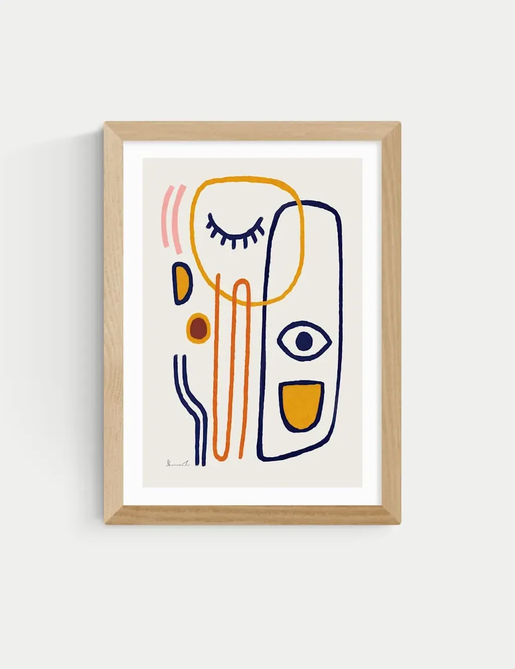 Feel Good Framed Art by Dan Hobday - Natural, Wood product