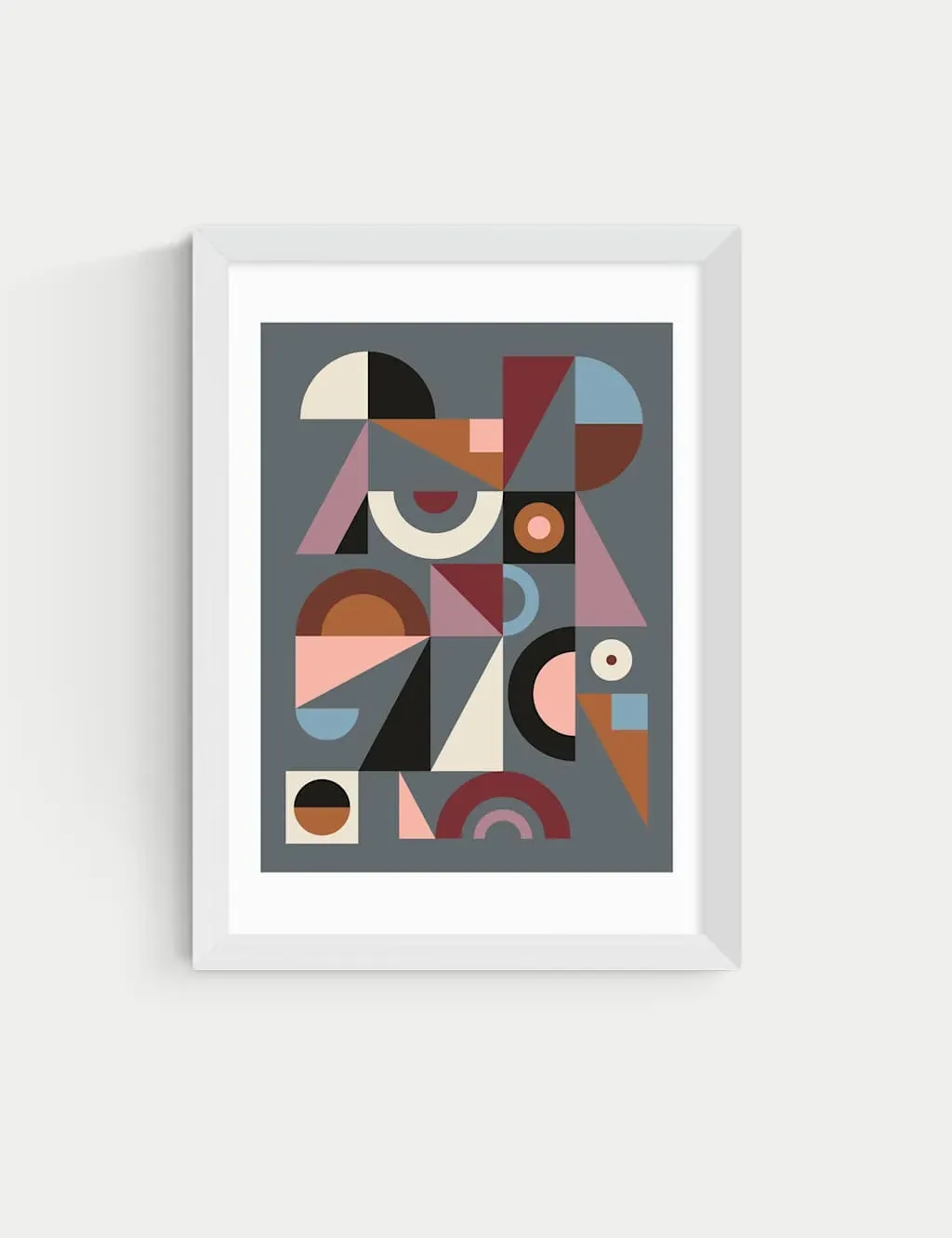 Graphic IX by Susana Paz Framed Art Print - White product