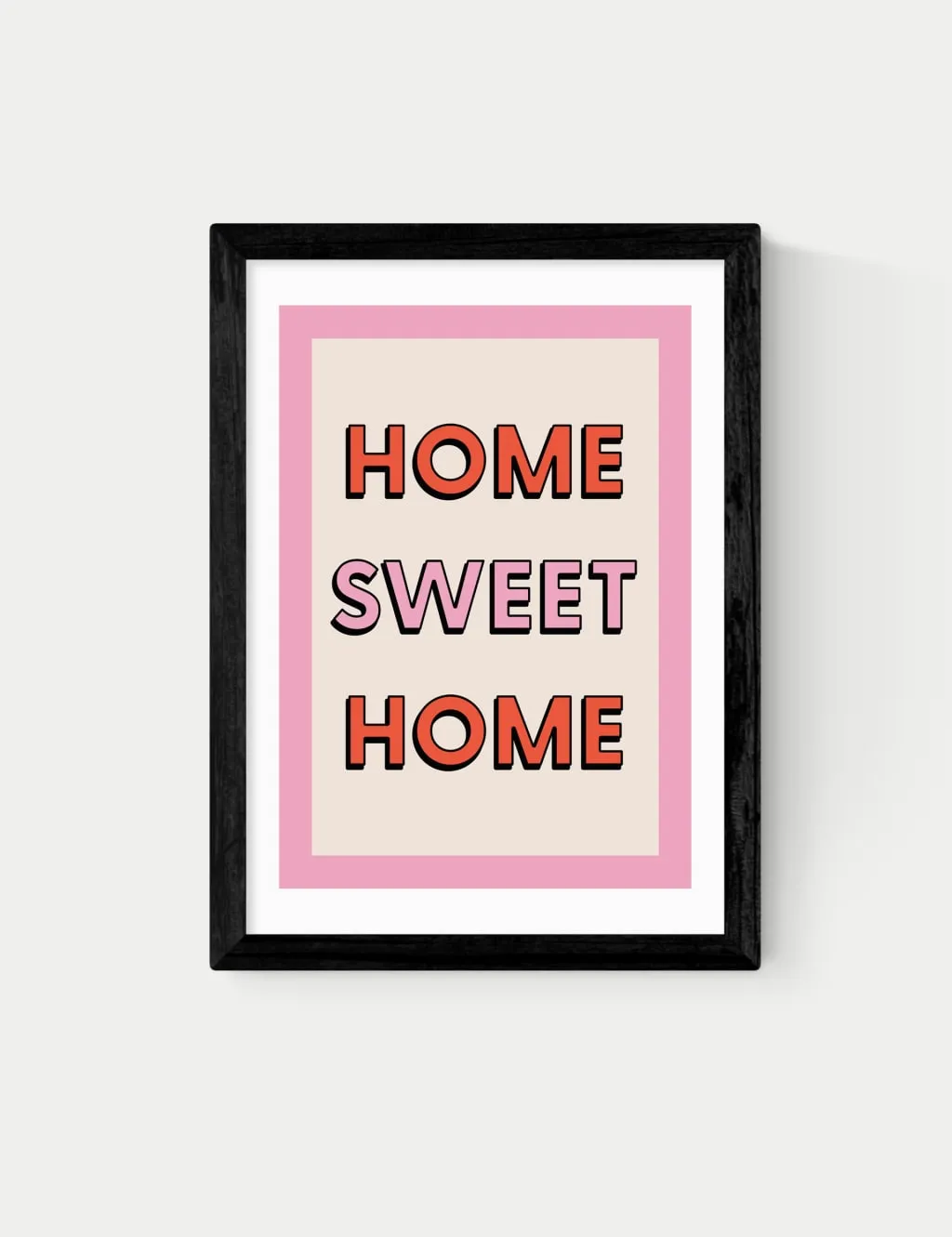 Home Sweet Home Framed Art - Black product