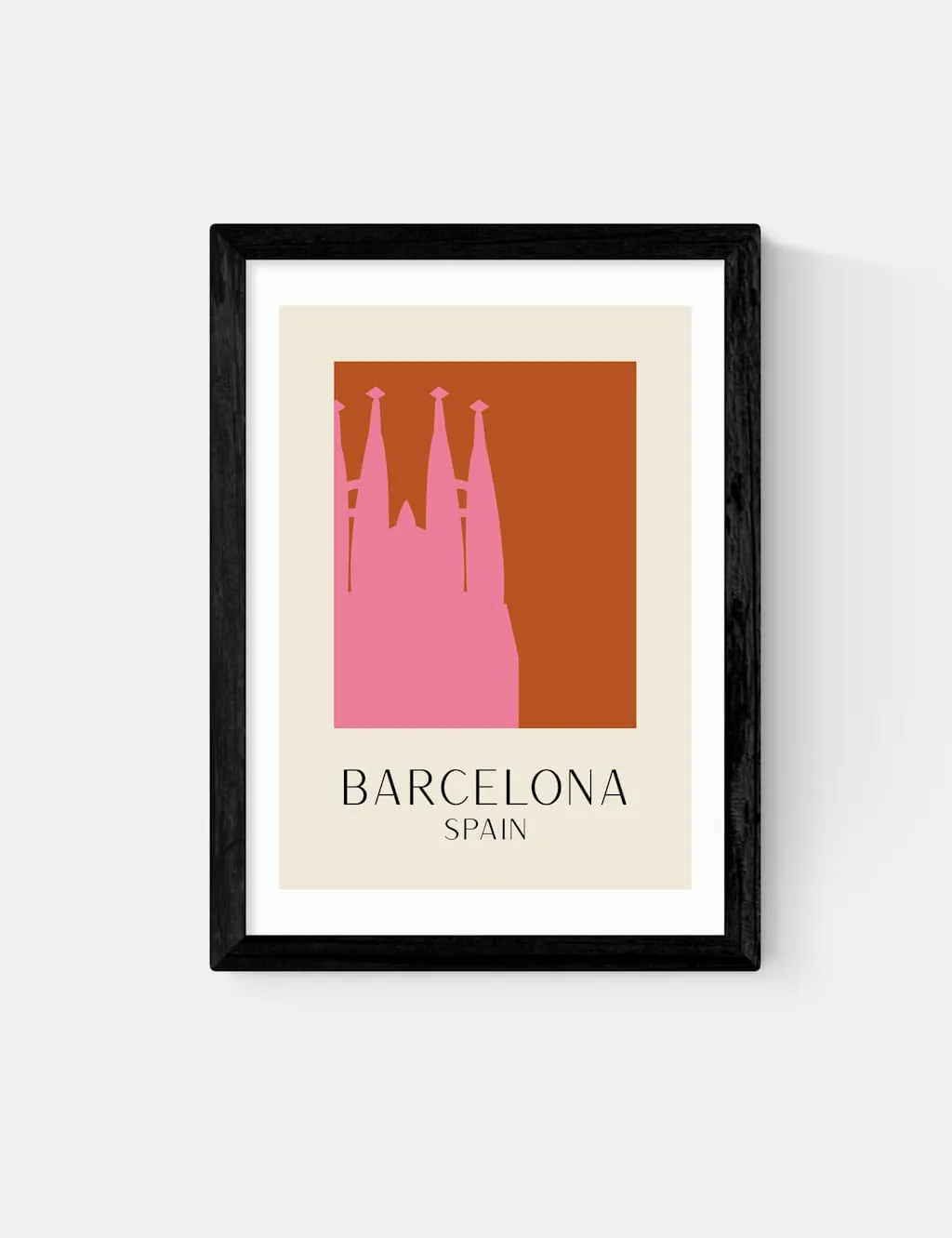 Inoui Barcelona Framed Art - Black product