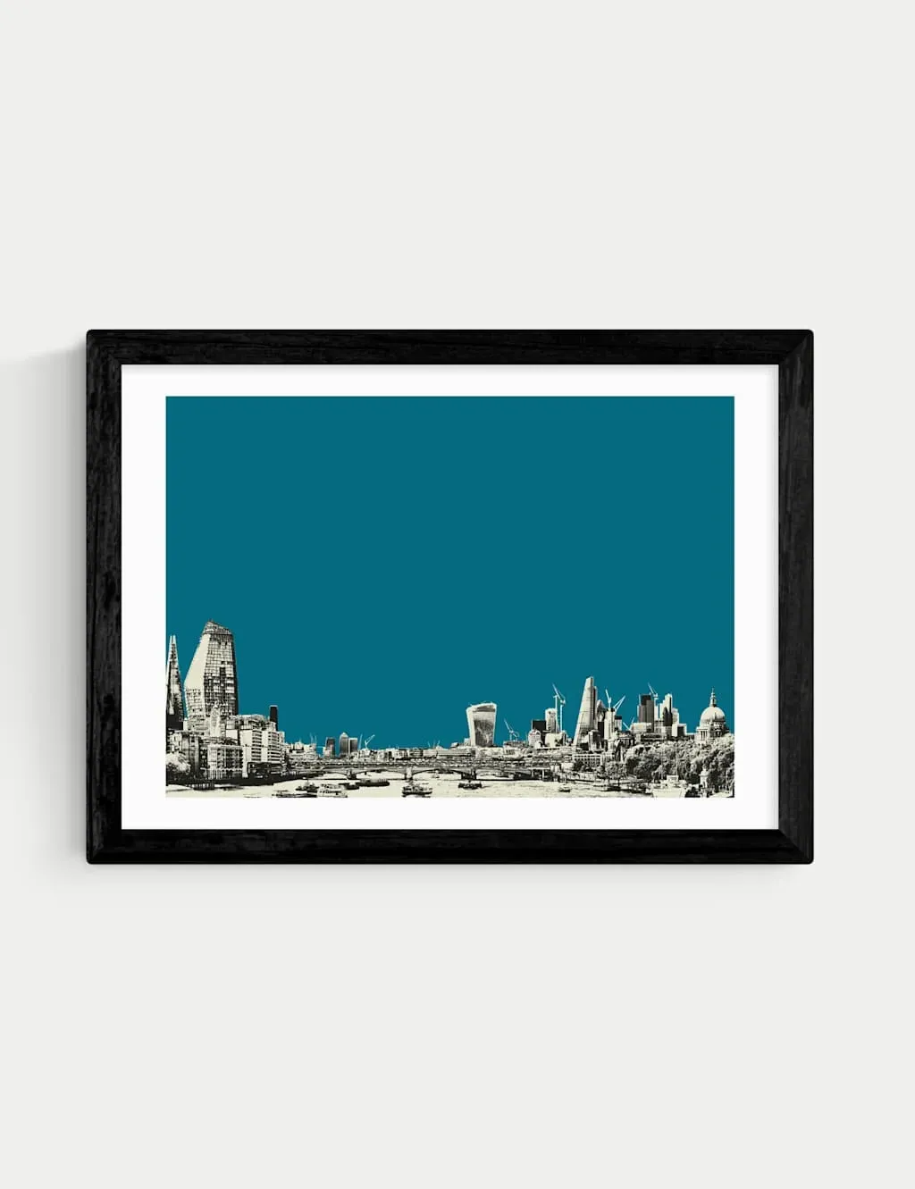 North & South by Jayson Lilley Framed Art Print - Black product