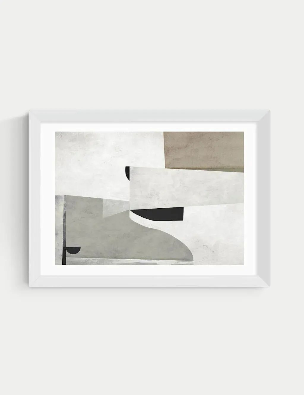 Priory Dan Hobday Framed Art Print - White product