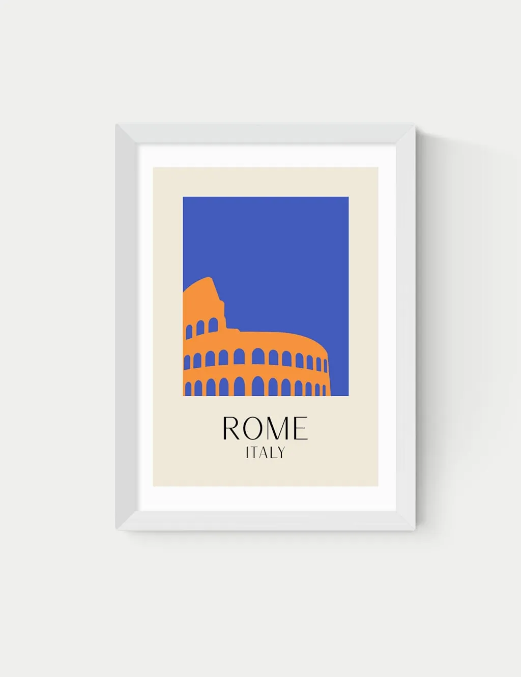 Rome by Inoui Framed Art Print - White product