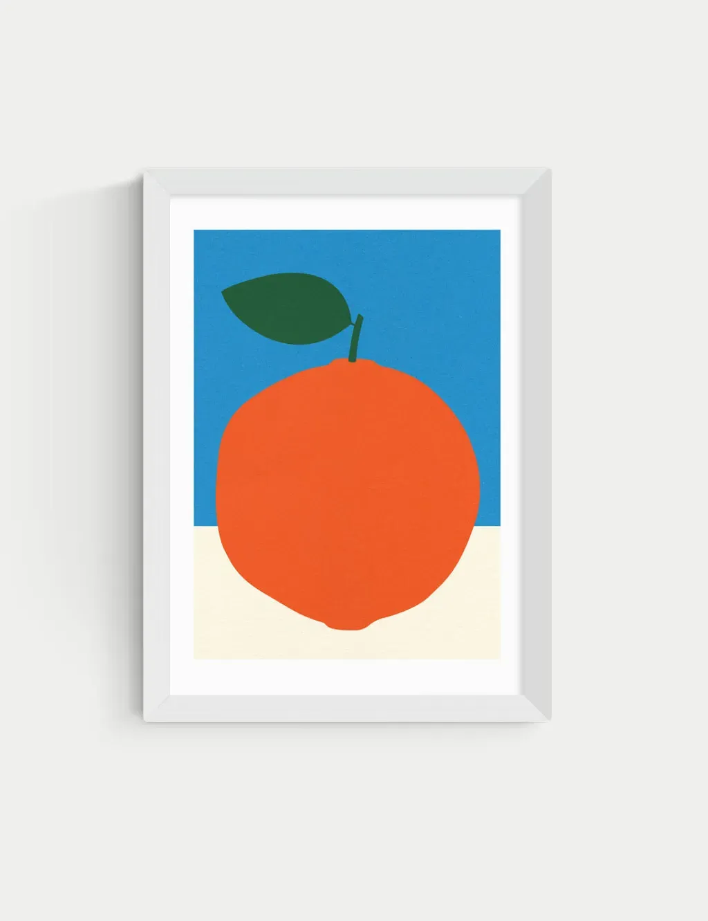 Rosi Feist Orange Framed Art Print - White product